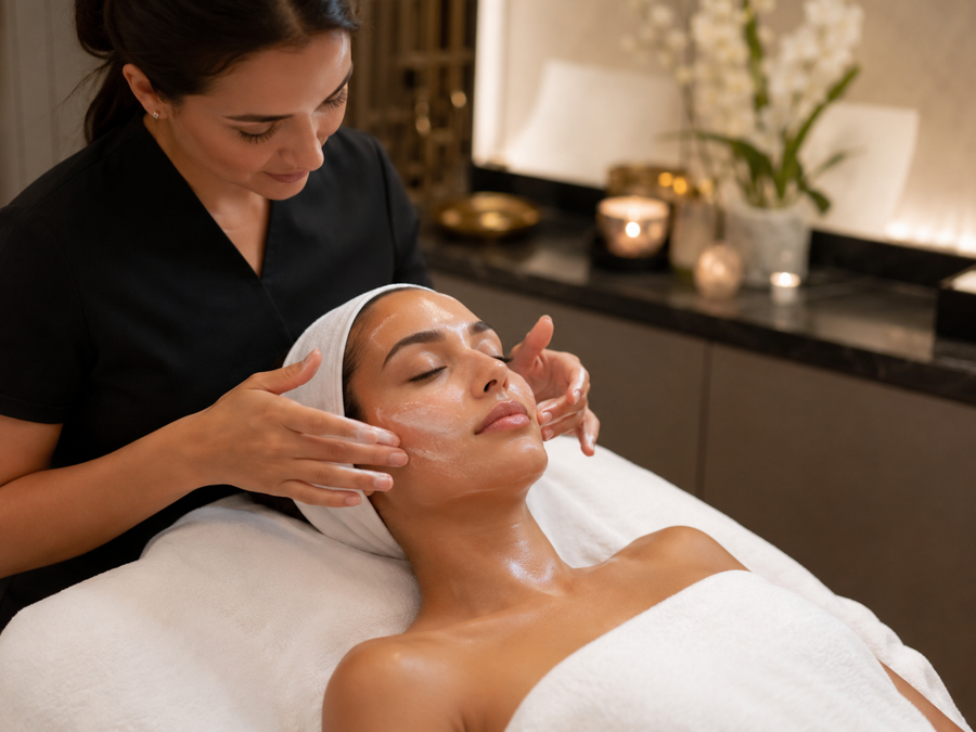 Relaxing signature facial treatment at Beauty Salon Beata
